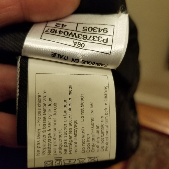 SOLD!!! Chanel Lamb leather &viscose CC logo  Jacket - Picture 14 of 15